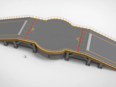 Architettura fantascientifica 13 Modello 3D