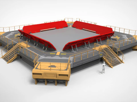 Architettura fantascientifica 13 Modello 3D