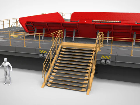 Architettura fantascientifica 13 Modello 3D