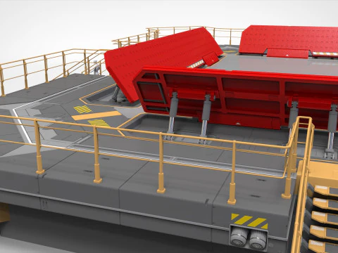 Architettura fantascientifica 13 Modello 3D