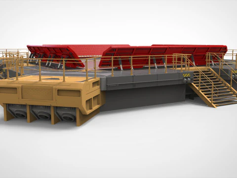 Architettura fantascientifica 13 Modello 3D