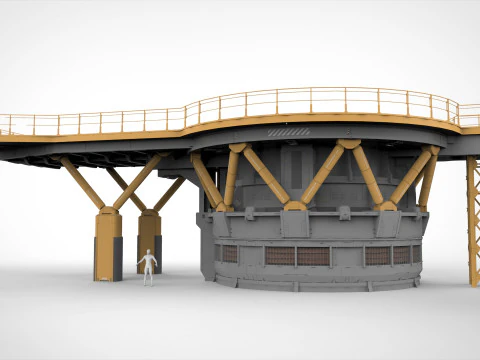 Architettura fantascientifica 13 Modello 3D