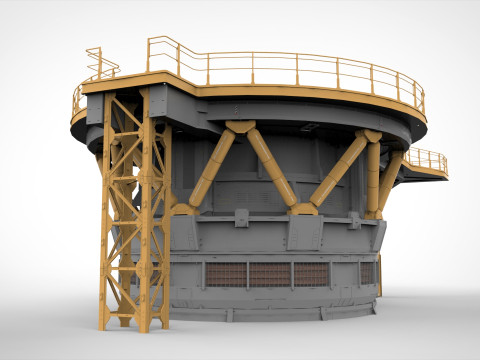 Sci-fi architecture 13 3D Model