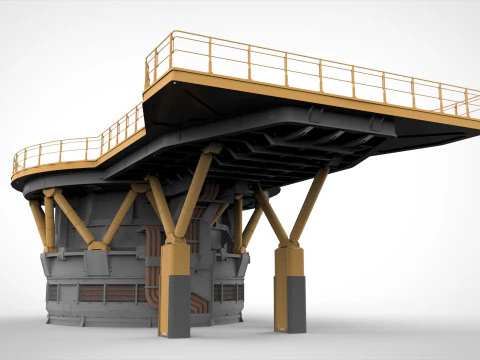 Architettura fantascientifica 13 Modello 3D