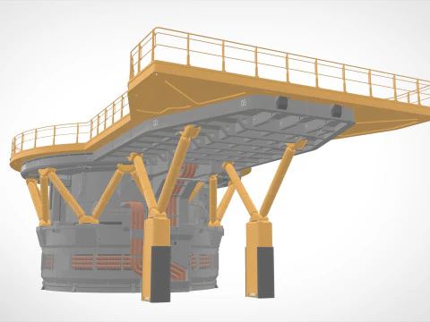 Architettura fantascientifica 13 Modello 3D