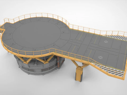 Architettura fantascientifica 13 Modello 3D