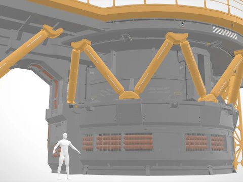 Architettura fantascientifica 13 Modello 3D