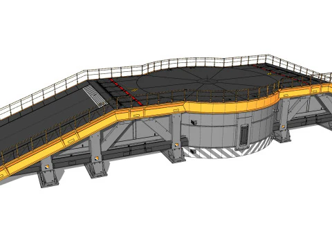 Architettura fantascientifica 13 Modello 3D
