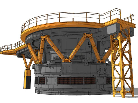 Architettura fantascientifica 13 Modello 3D