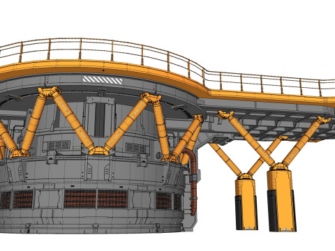 Sci-fi architecture 13 3D Model