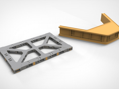 Sci-fi Architecture kitbash 57 Modello 3D