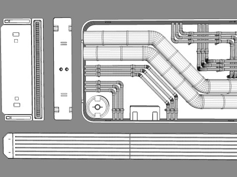 Sci fi trim sheets 7 Modelo 3D
