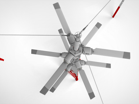 Научно-фантастическая ветряная турбина 9 3D Модель