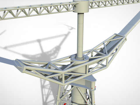 Научно-фантастическая ветряная турбина 9 3D Модель