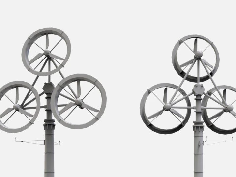 R&uuml;zgar t&uuml;rbini 4 3D Model