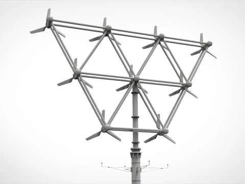R&uuml;zgar t&uuml;rbini 4 3D Model