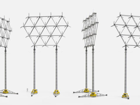 R&uuml;zgar t&uuml;rbini 4 3D Model