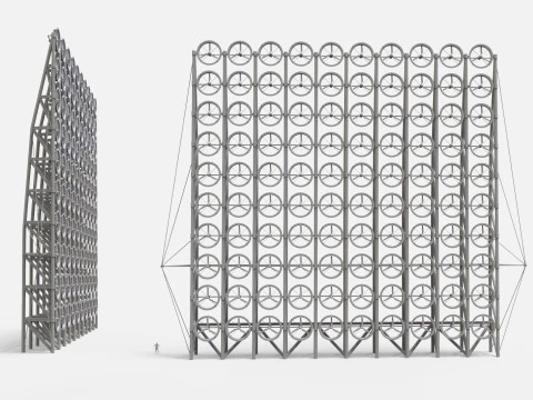 R&uuml;zgar t&uuml;rbini 4 3D Model