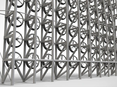 R&uuml;zgar t&uuml;rbini 4 3D Model