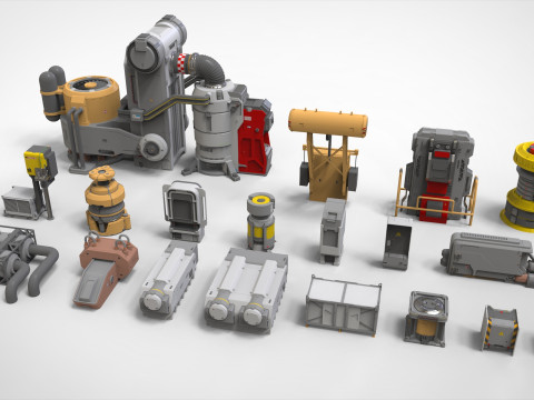 Alat peraga fiksi ilmiah 8 Model 3D