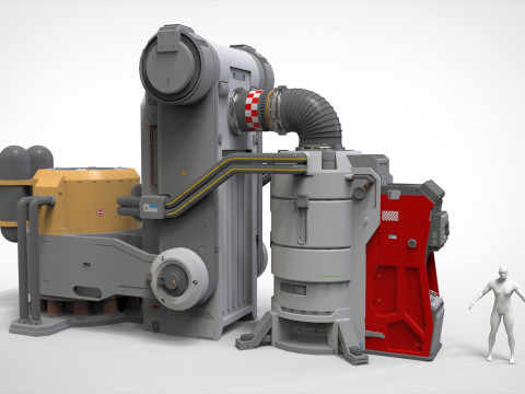 Alat peraga fiksi ilmiah 8 Model 3D