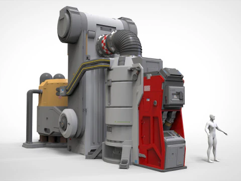 Oggetti di scena fantascientifici 8 Modello 3D