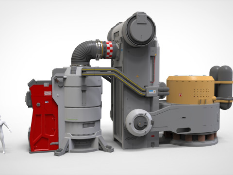 Alat peraga fiksi ilmiah 8 Model 3D