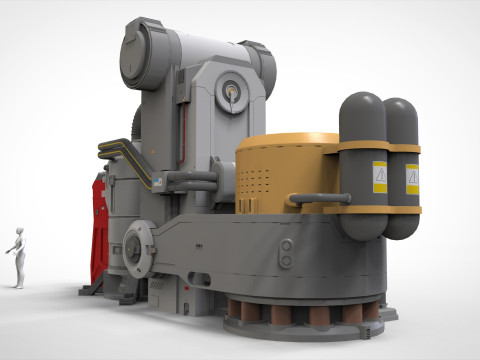 Alat peraga fiksi ilmiah 8 Model 3D