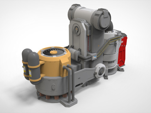 Alat peraga fiksi ilmiah 8 Model 3D
