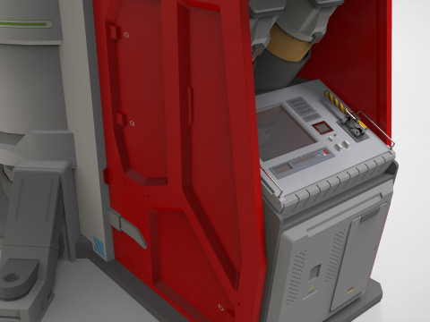 Alat peraga fiksi ilmiah 8 Model 3D