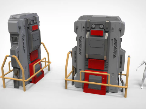 Oggetti di scena fantascientifici 8 Modello 3D