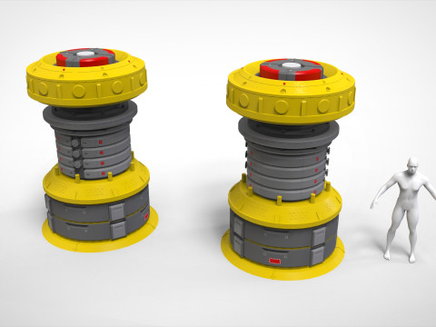 Alat peraga fiksi ilmiah 8 Model 3D