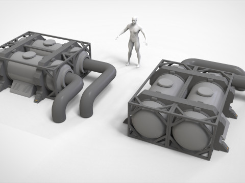 Alat peraga fiksi ilmiah 8 Model 3D