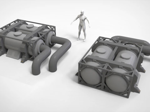 Oggetti di scena fantascientifici 8 Modello 3D