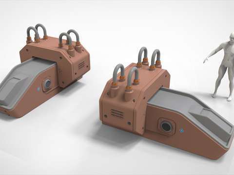 Alat peraga fiksi ilmiah 8 Model 3D