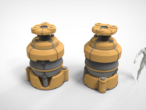 Alat peraga fiksi ilmiah 8 Model 3D