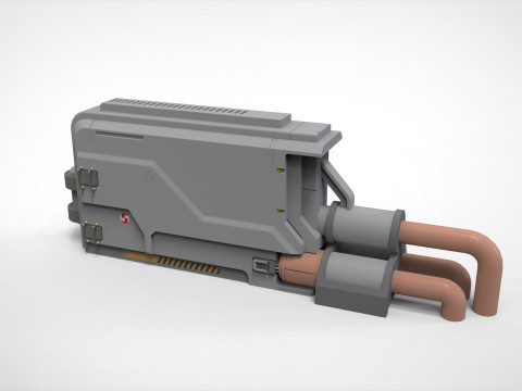 Alat peraga fiksi ilmiah 8 Model 3D