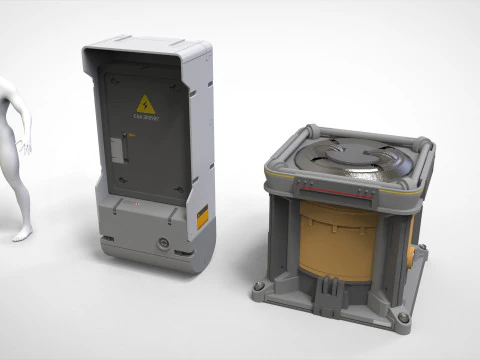 Oggetti di scena fantascientifici 8 Modello 3D