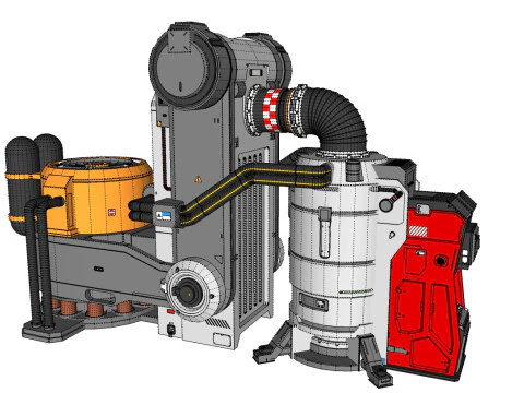 Oggetti di scena fantascientifici 8 Modello 3D