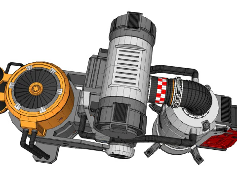 Oggetti di scena fantascientifici 8 Modello 3D