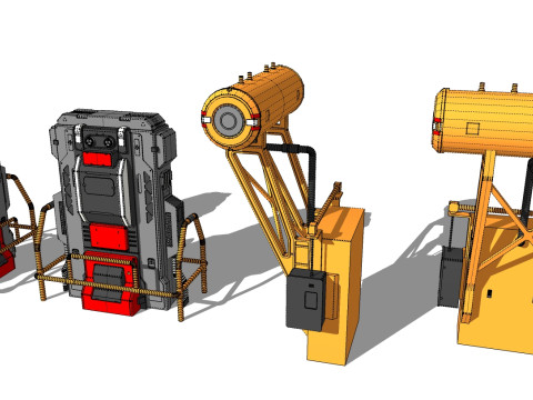 Alat peraga fiksi ilmiah 8 Model 3D