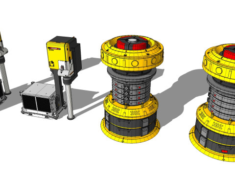 Alat peraga fiksi ilmiah 8 Model 3D