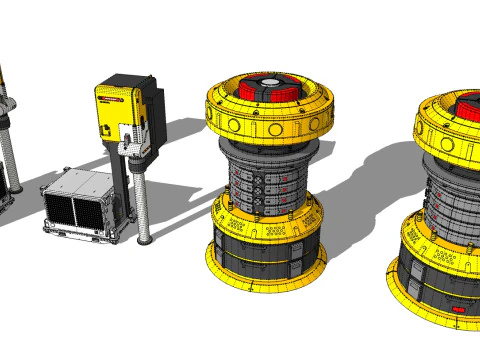 Oggetti di scena fantascientifici 8 Modello 3D