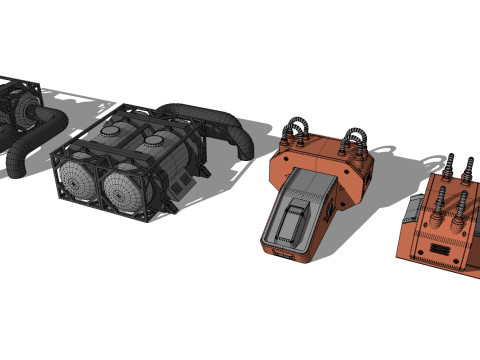 Alat peraga fiksi ilmiah 8 Model 3D