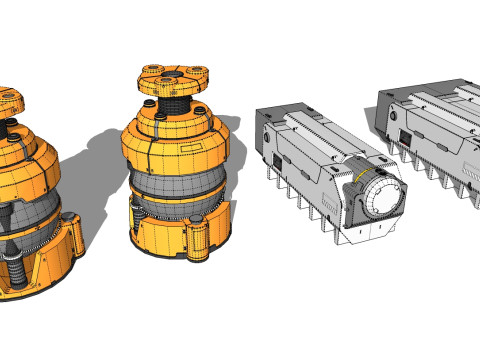 Alat peraga fiksi ilmiah 8 Model 3D