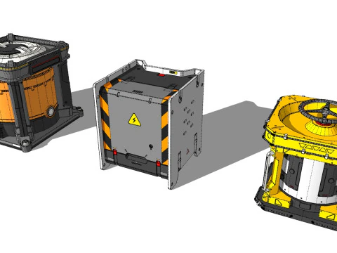 Oggetti di scena fantascientifici 8 Modello 3D