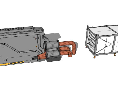 Alat peraga fiksi ilmiah 8 Model 3D