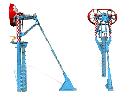 Sci-Fi Wind turbine 3 3D Model