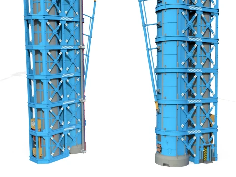 Sci-Fi Wind turbine 3 3D Model