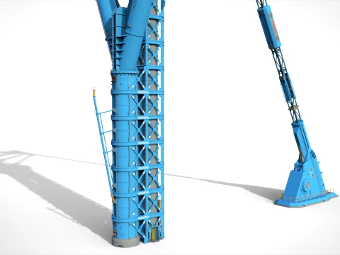 Sci-Fi Wind turbine 3 3D Model